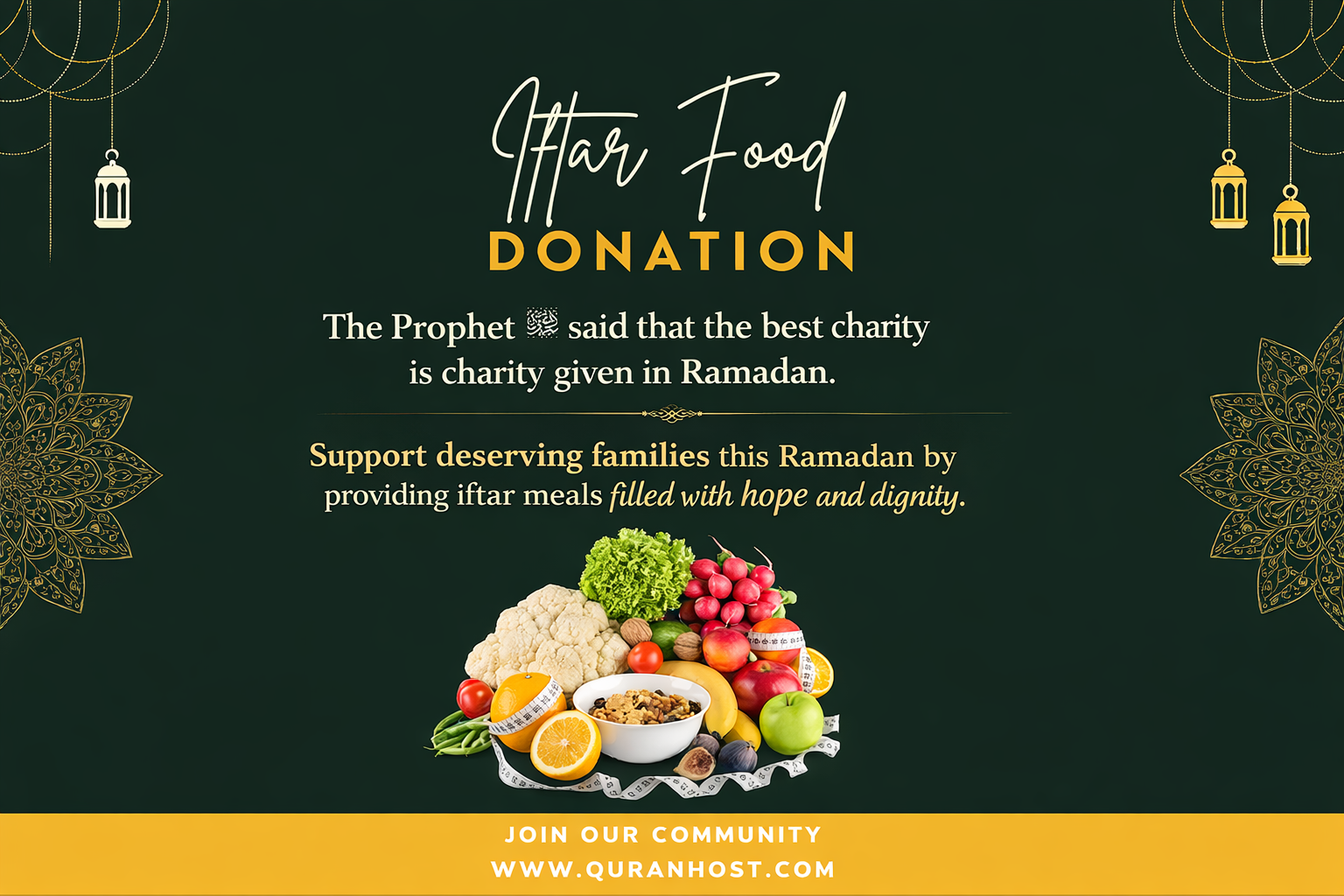 Donate charity in Ramadan