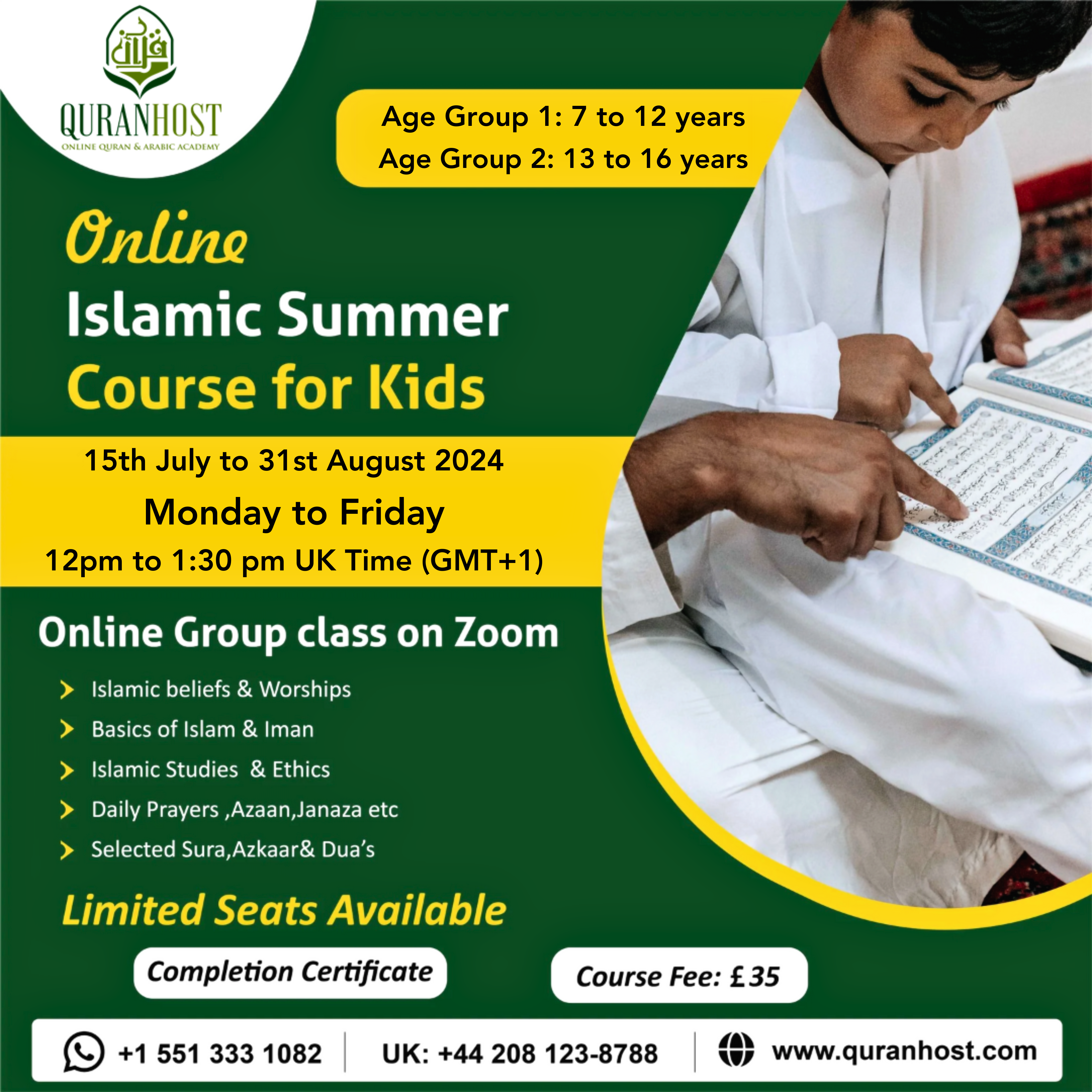 Islamic summer course