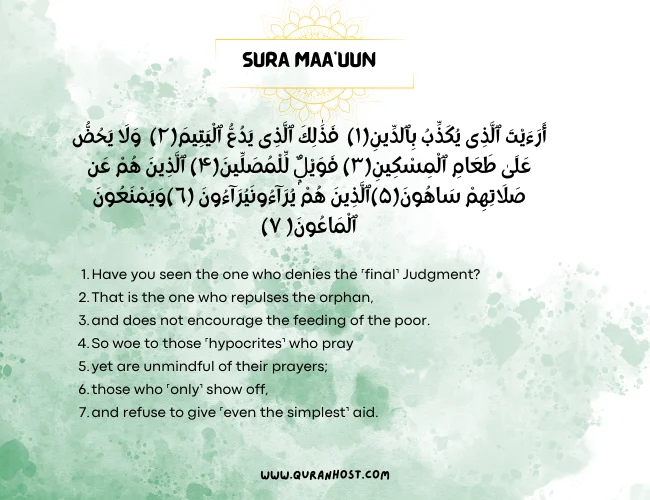 Sura Maa’uun