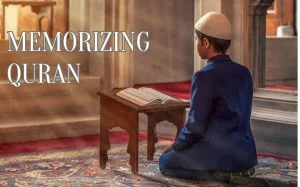 Revising memorized Quran verses during an online lesson