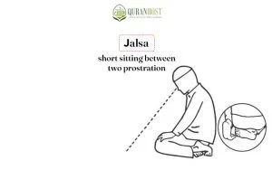 short setting between two position . how to pray salah in islam