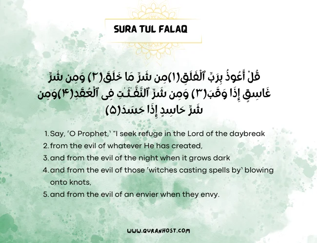Sura tul Falaq